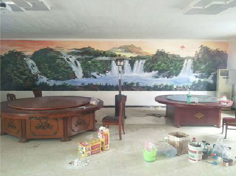 射阳墙绘-写实风景