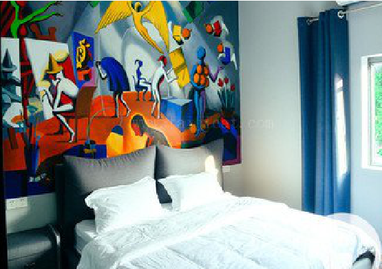 射阳对于酒店的墙体彩绘而言更注重哪些方面？