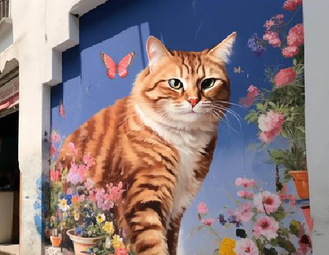 射阳自己绘制有个性的手绘墙