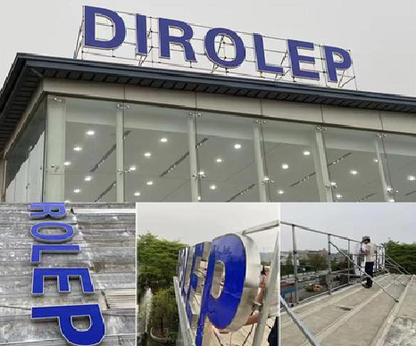 射阳楼顶发光字安装的注意事项。